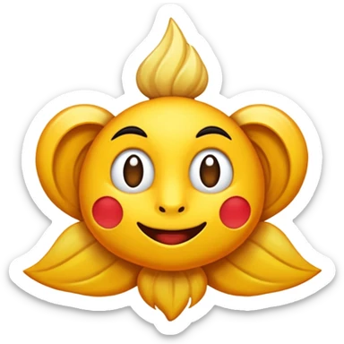 make it just have a phrase in hind sticker