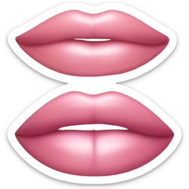 Aesthetic pink lips sticker