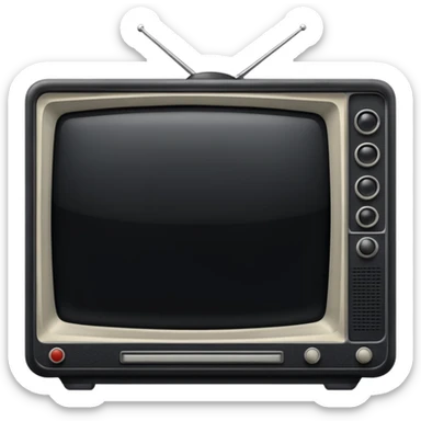 télévision sticker
