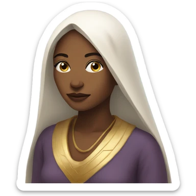 Spiritual woman sticker