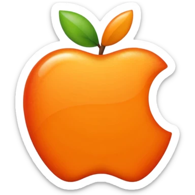 apple gift card orange sticker