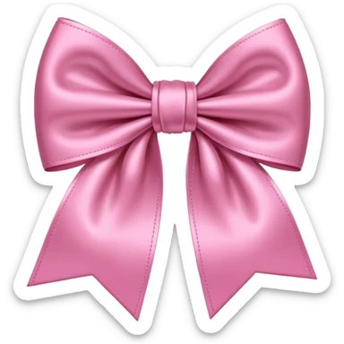 Bow pink sticker