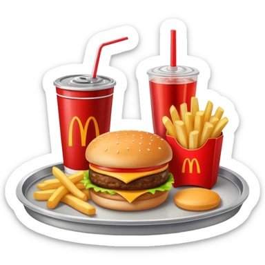 McDonald’s meal  sticker