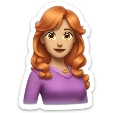 daphne scooby sticker