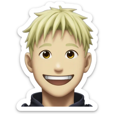 Jujutsu kaisen evil sukuna smile sticker