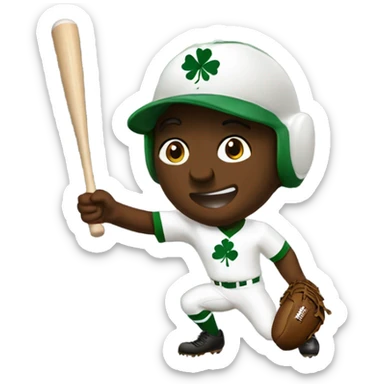 Irish hitting a buckeye sticker