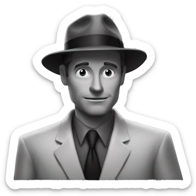 Eric Zemour noir sticker
