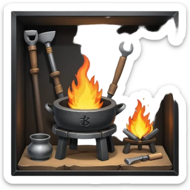 A Japanese blacksmith forge sticker
