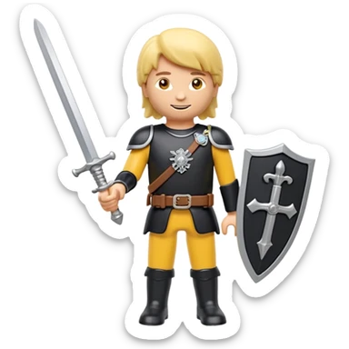 classic Playmobil man sticker