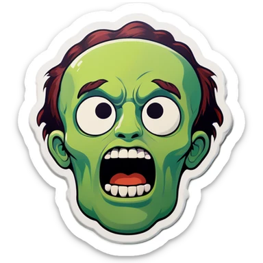 Hehhuh nervous  sticker