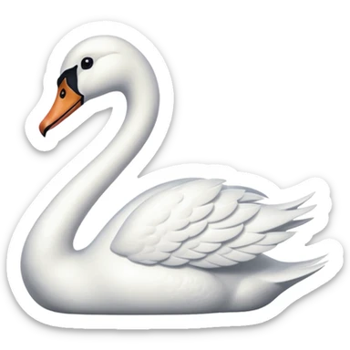 Um cisne braco sticker