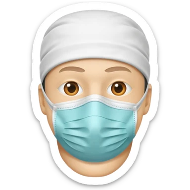 doctor's mask sticker