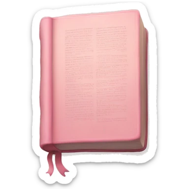 Pastel Pink bible sticker