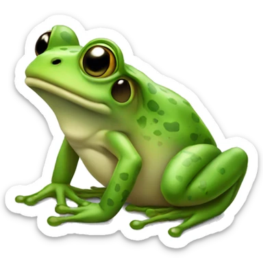 Frog-frog sticker