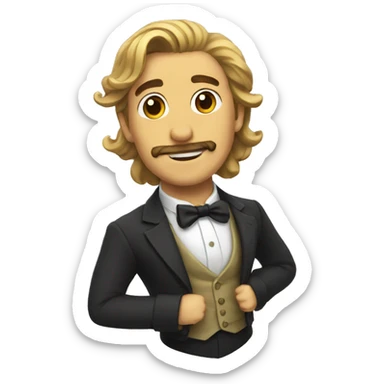 dashing wind sticker