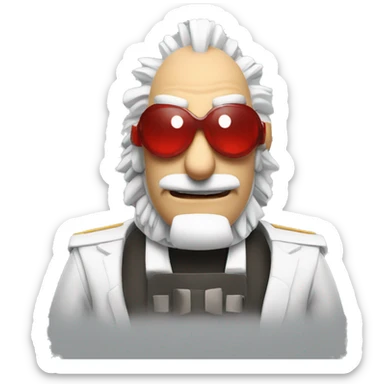 Dr Eggman from Sonic the Hedgehog sticker