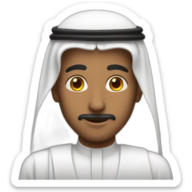a man from saudi arabia sticker
