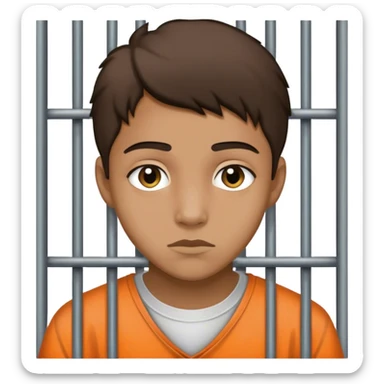 Teen in jail sticker