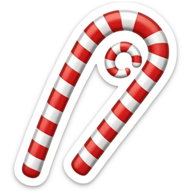 Candycane sticker