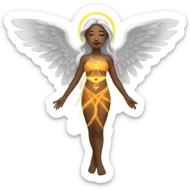 Chakra angel  sticker