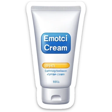 Esthetic tube cream sticker