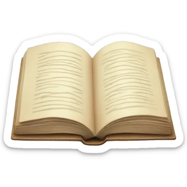 Open Book sticker