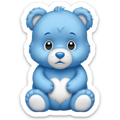 Care bear sad  sticker