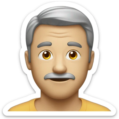 Emoji qui Regarde mal sticker