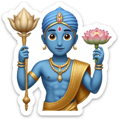 create vishnu emoji sticker