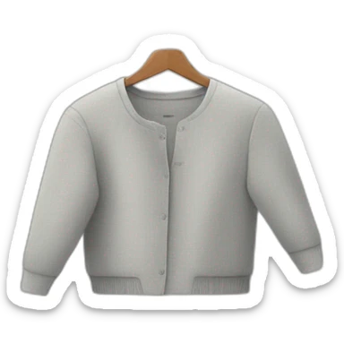 Clothes on hangers sticker