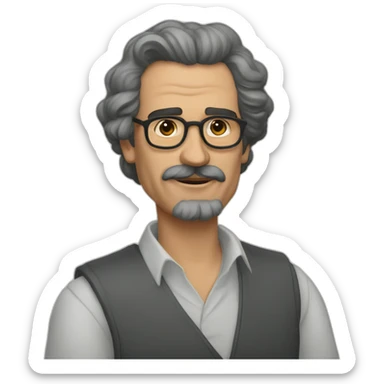 Poet García Gutiérrez chiclana sticker