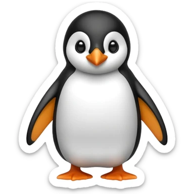 Why?, penguin sticker