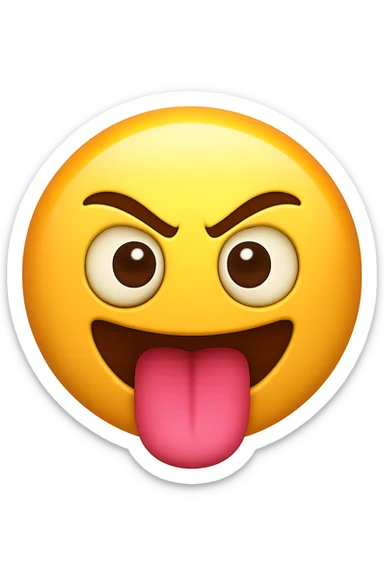 fame intensa o nausea emoji stile iphone sticker