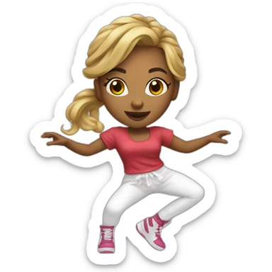 Danseuse-hiphop sticker