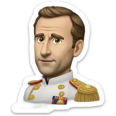 macron dictator sticker