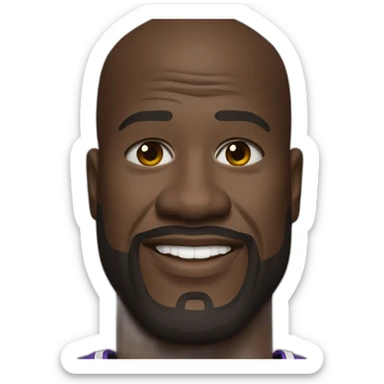 shaquille o'neal sticker