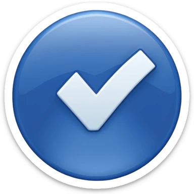 Facebook Verification blue tick sticker