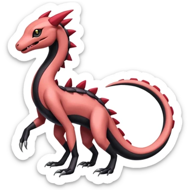 Meloetta-Salandit-Salazzle-Pokémon-Fakémon-fusion-hybrid-creature sticker