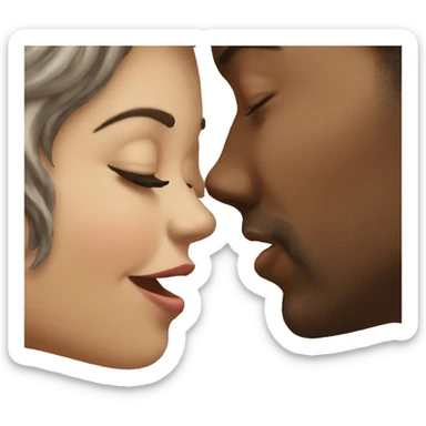 Kissing  sticker