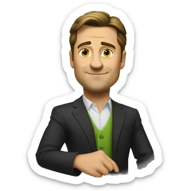 big Zelenskyi stay near Shrek sticker