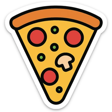 slice of pizza sticker