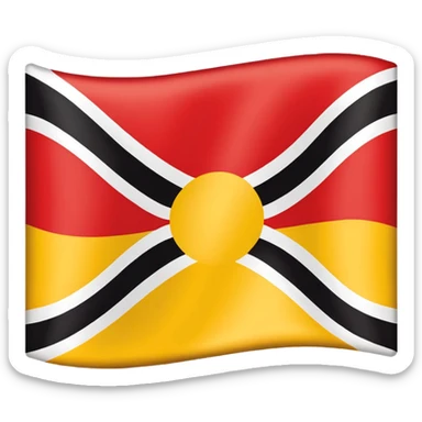 aboriginal flag sticker