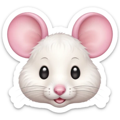 Cute Mouse face side view 🐭 sticker