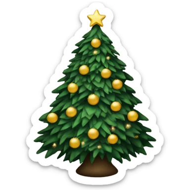 gothixc christmas tree sticker