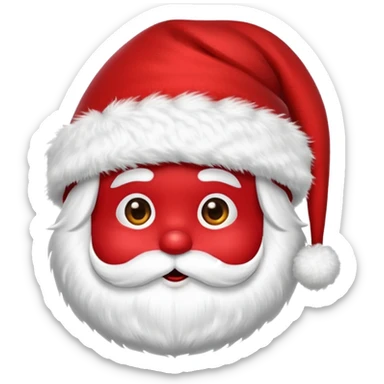 Gorro de santa claus sticker