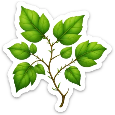 branch of poison ivy sticker