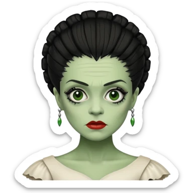 elle lanchester bride of Frankenstein  sticker