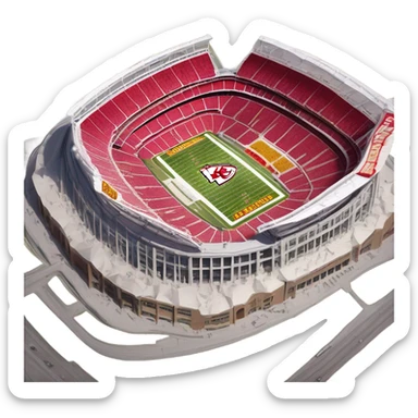 Arrowhead Stadium KC Chiefs sticker