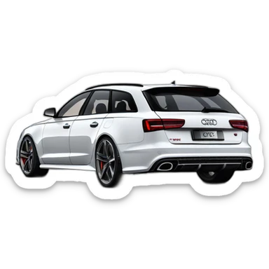 Gmk audi rs6 sticker