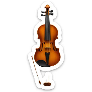Violin sticker